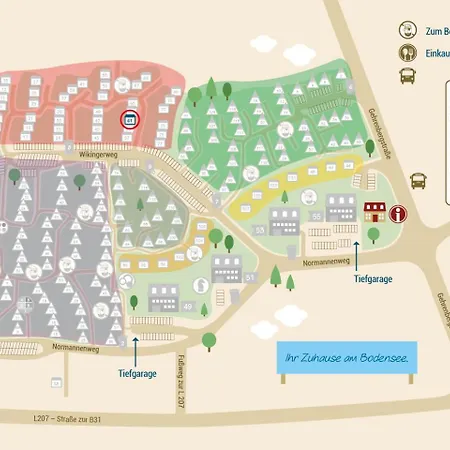 Feriehus Ferienwohnpark Satteldachhaus Typ 9 Sd 61 Immenstaad am Bodensee